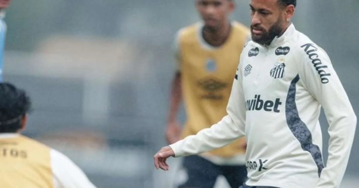 Neymar topa atuar no sintético em duelo entre Santos e Palmeiras