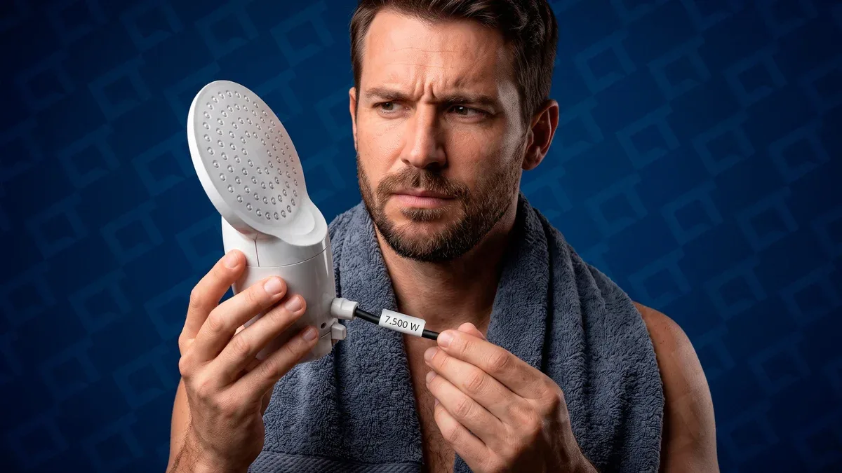 Chuveiro de 7.500 W precisa de fio mais grosso? Veja como calcular