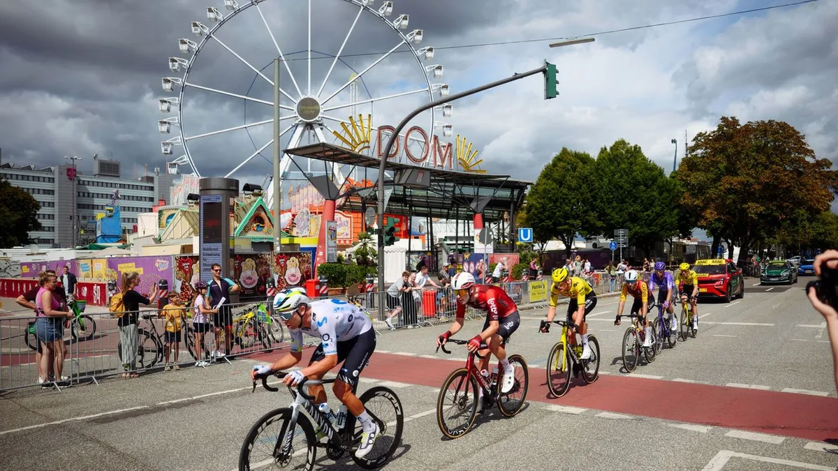 Radsport: Franzose Magnier gewinnt Cyclassics in Hamburg