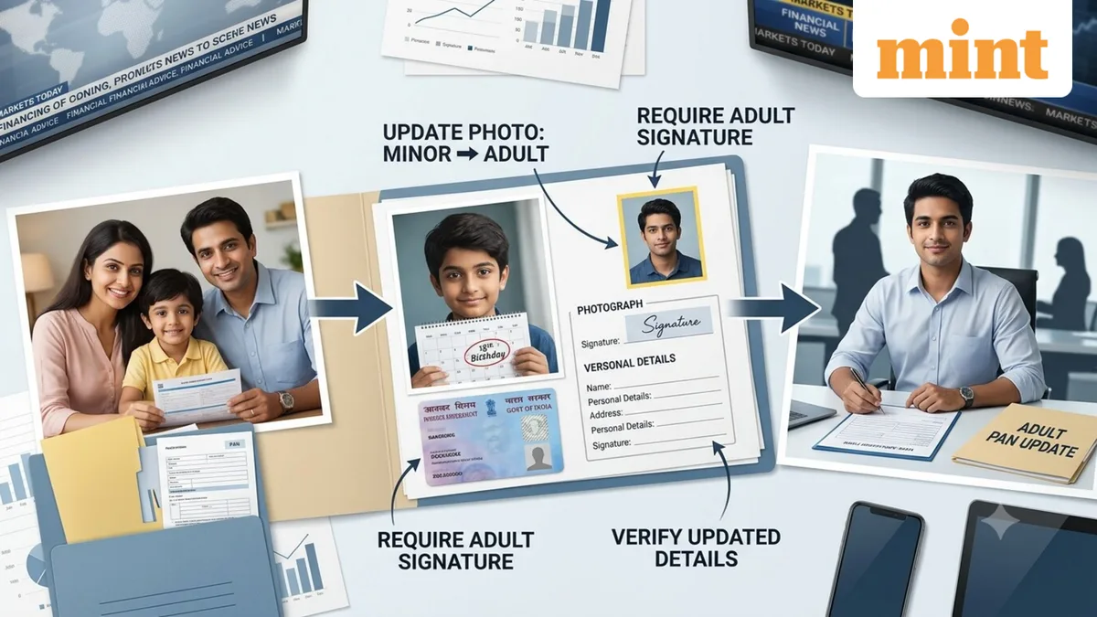 Have a minor PAN card? Here's how to update it to major status with new photo and signature after turning 18