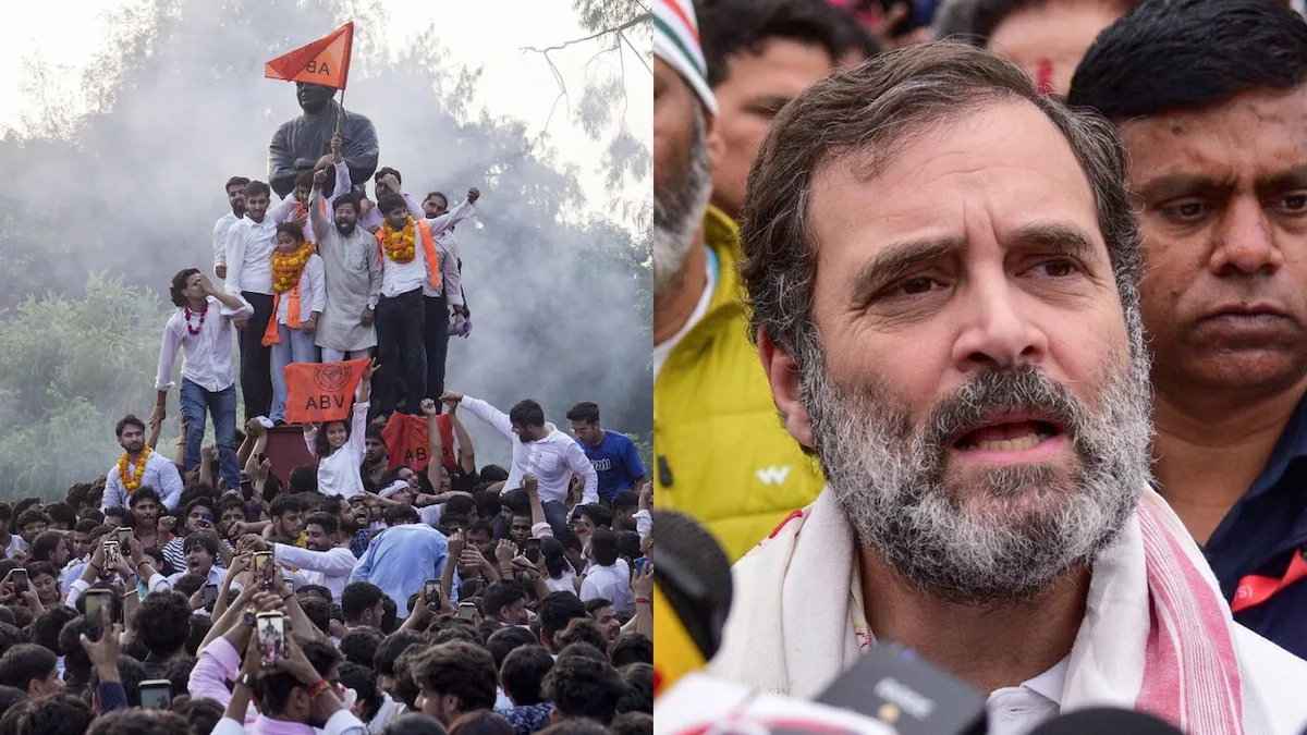 No 'Goonj', Only 'Dhamaka': BJP's Dig At Rahul Gandhi After ABVP Sweeps Delhi University Polls