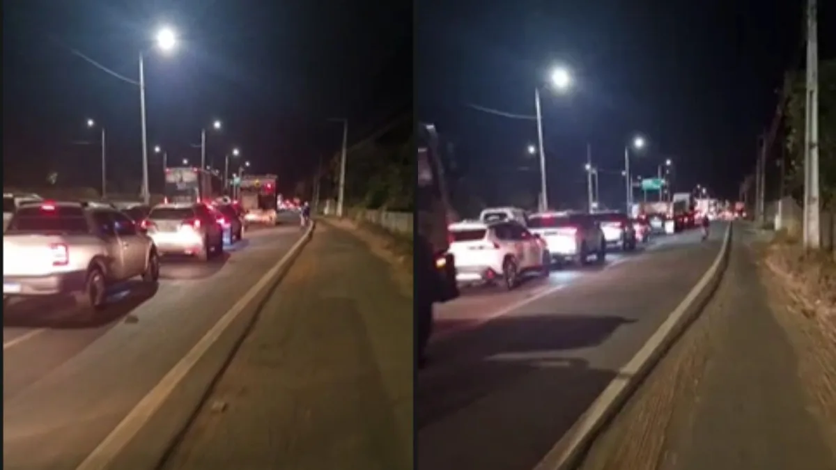 VÍDEO: DNIT suspende 'pare e siga' na BR-343 após congestionamentos entre Teresina e Altos