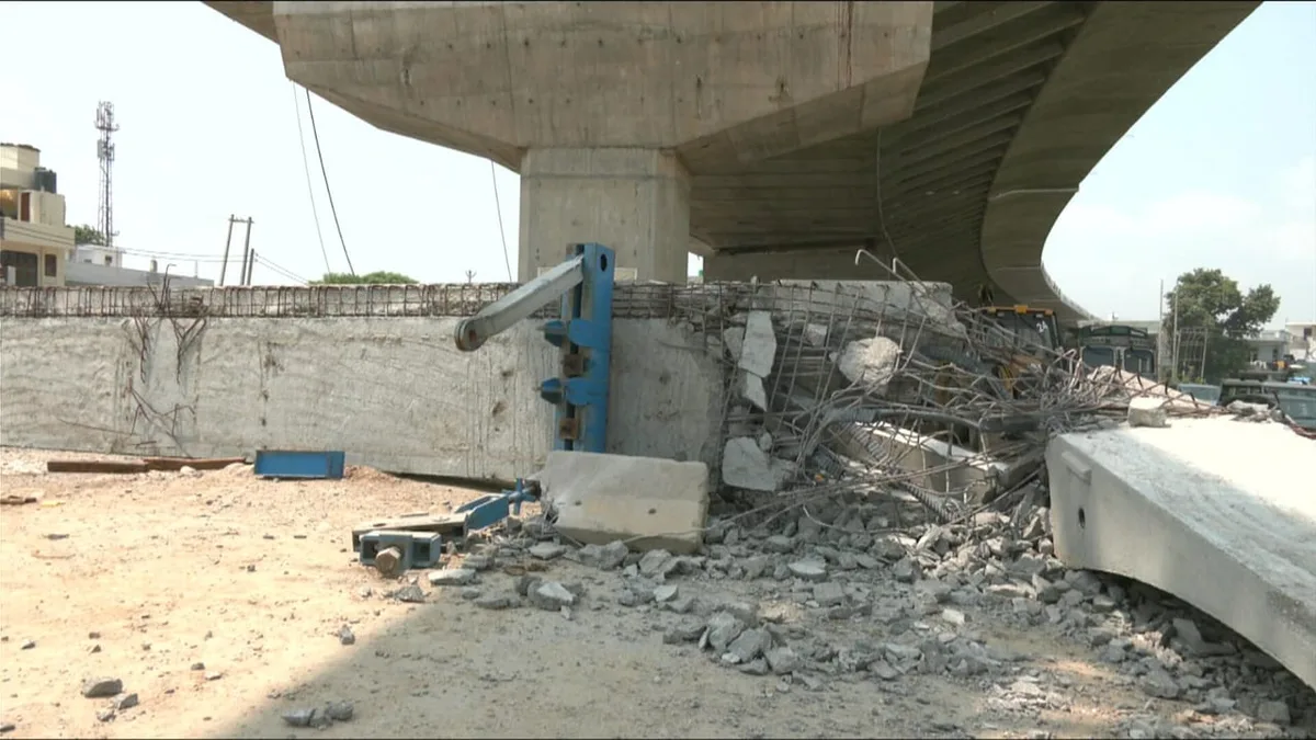 Labourer Killed After Under-Construction Flyover Collapses In J&K's Samba