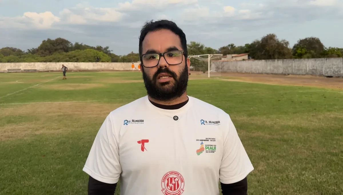 Caio Simões cita evolução do Caiçara na pré-temporada e reitera confiança no elenco