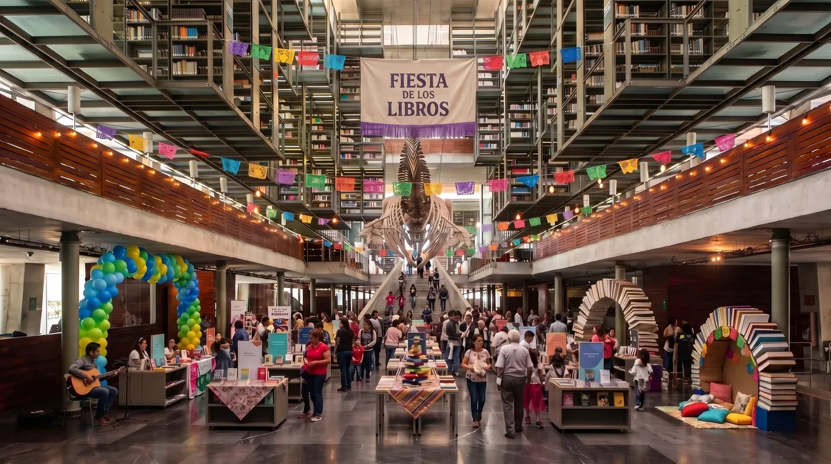 Biblioteca Vasconcelos celebra 20 años con más de 60 actividades gratis: fechas, conciertos, talleres y autores invitados a la Fiesta de los Libros