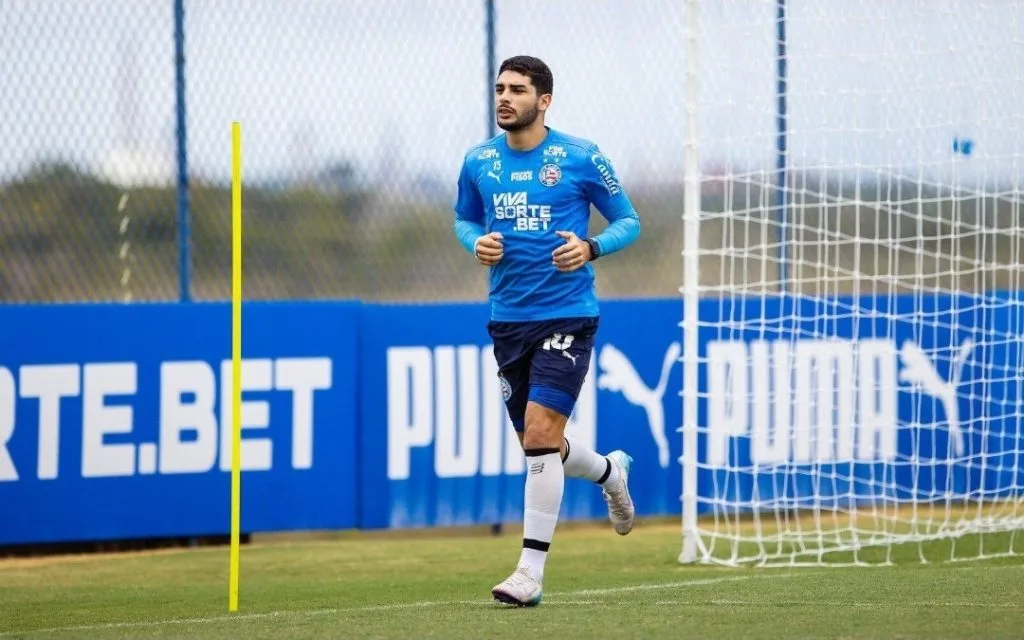 Bahia inicia transição de Michel Araújo durante preparação para o Palmeiras
