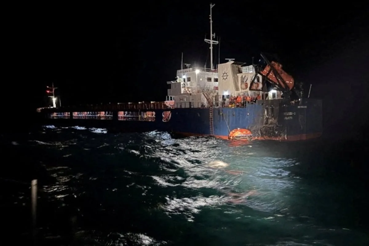 Eleven sailors missing after drone sinks ship off Bulgaria