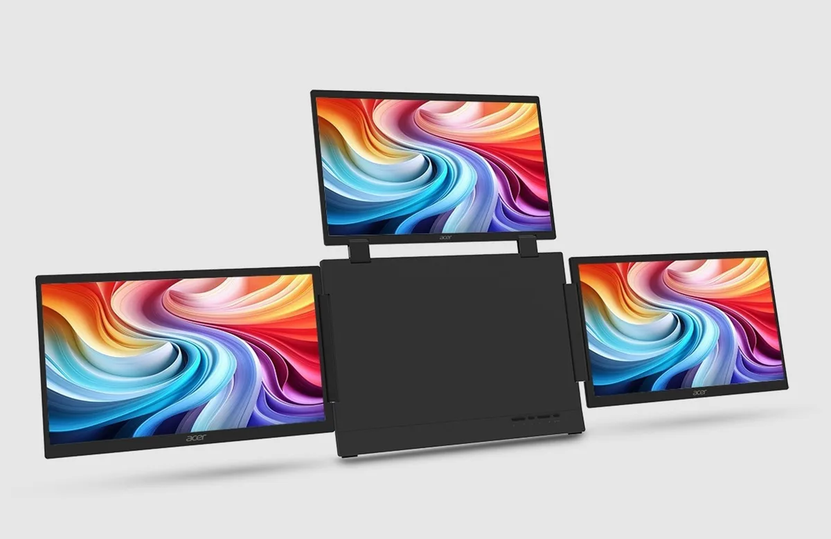 Acer facilita el trabajo con un nuevo monitor con pantalla ePaper y un extensor triple de pantalla