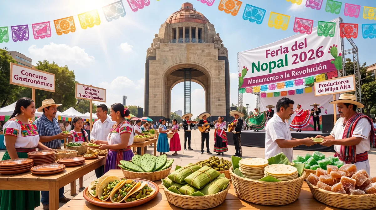 Feria del Nopal 2026: platillos, concursos y actividades para toda la familia en el centro de CDMX