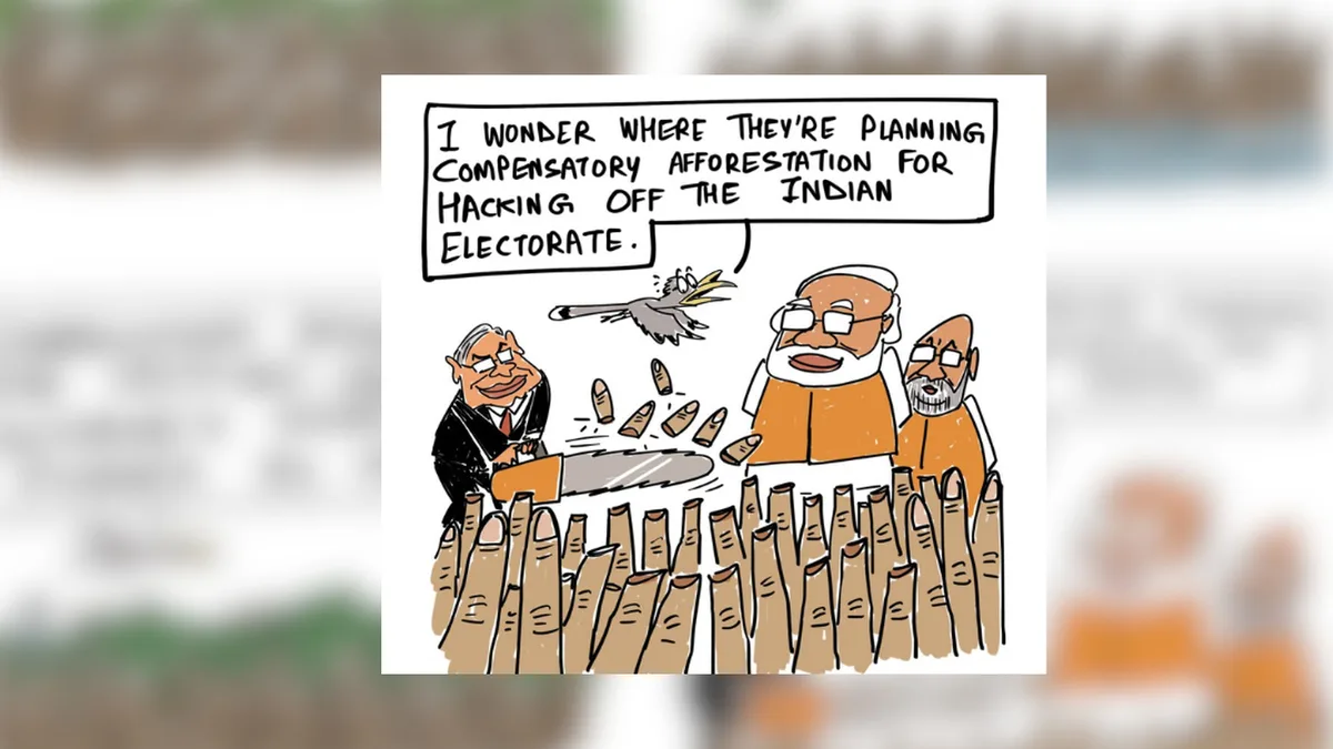 On compensatory afforestation | Green Humour by Rohan Chakravarty