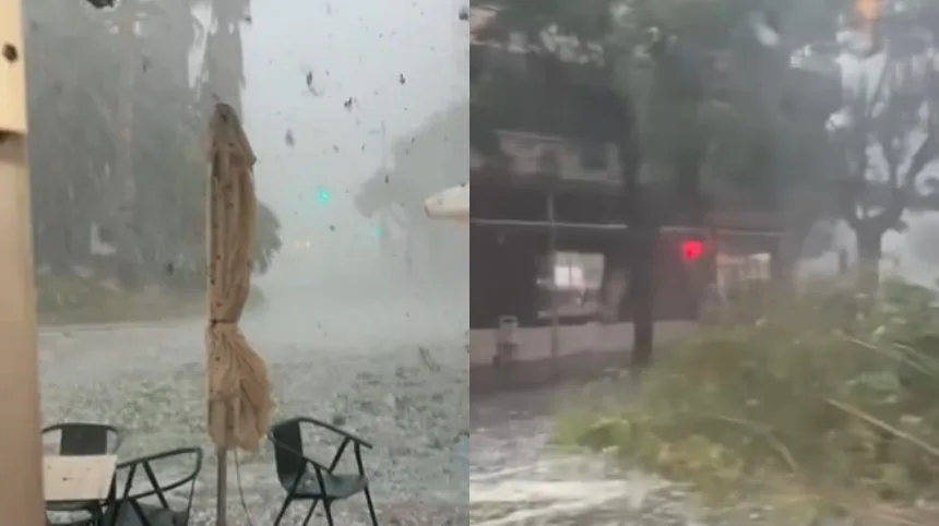 Los impresionantes videos de la tormenta con granizo e inundaciones que azota regiones de España