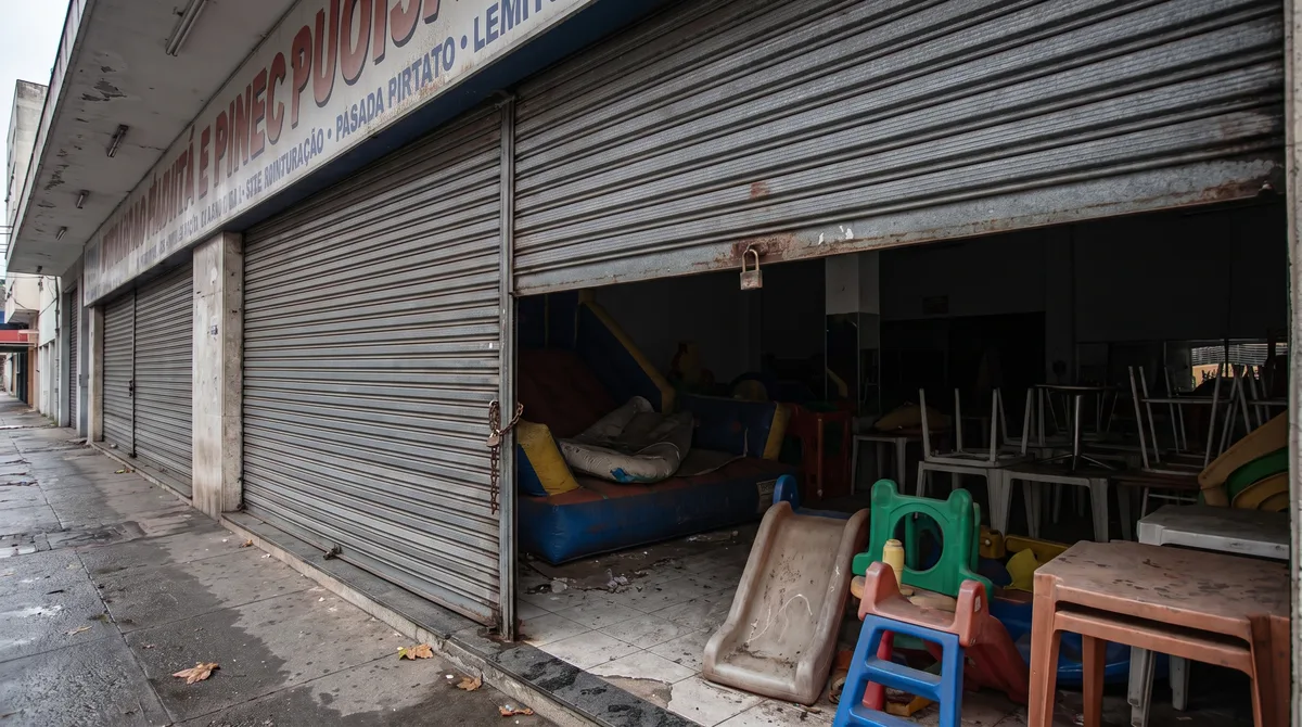 Depois de operar 550 centros de festas, jogos e restaurantes, empresa entra em falência porque semanas de salões e fliperamas fechados fizeram cada unidade própria gerar prejuízo, derrubando vendas comparáveis em 21,9% antes da reestruturação