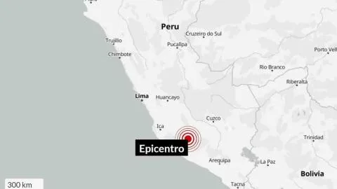 Un terremoto de magnitud 7,2 sacude el sur de Perú