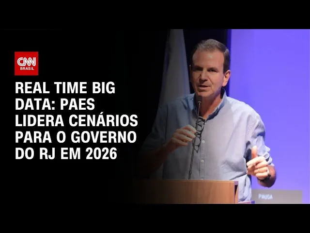 Quaest: Paes tem 37% no 1º turno no RJ; Ruas, 14%