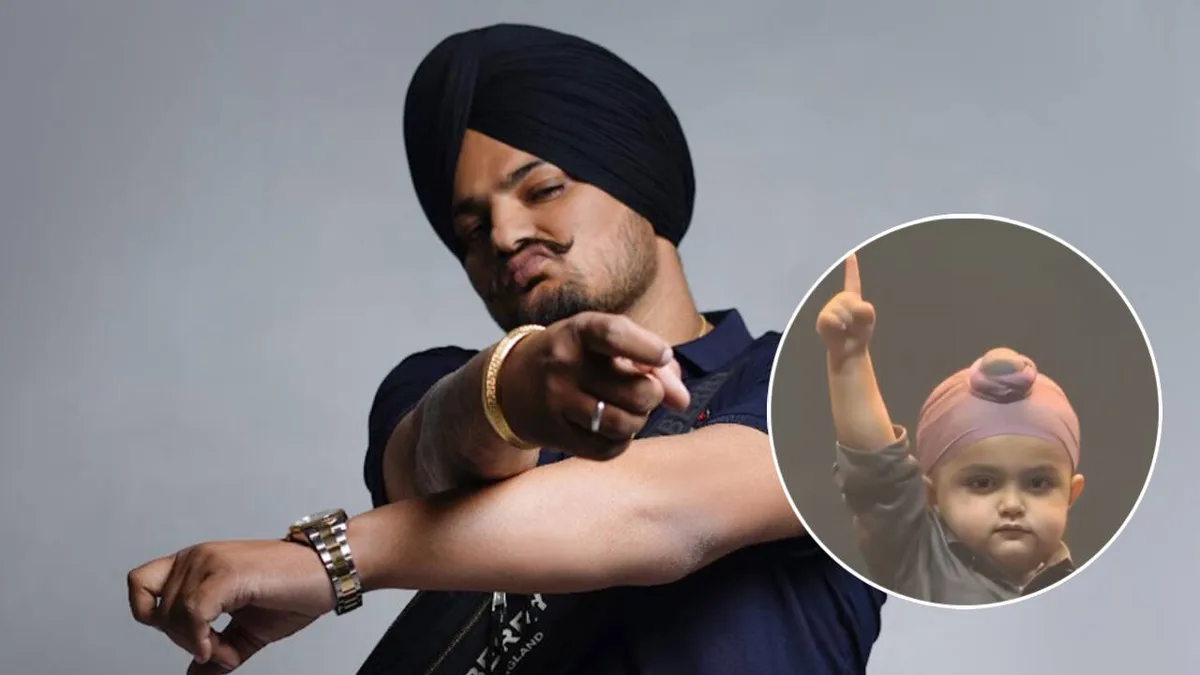 Sidhu Moosewala’s 2.5-year-old brother seen making gun gesture, child rights body files complaint in Punjab
