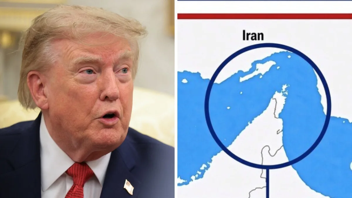 Trump shares map of Hormuz as 'New US territory' as economic warfare escalates