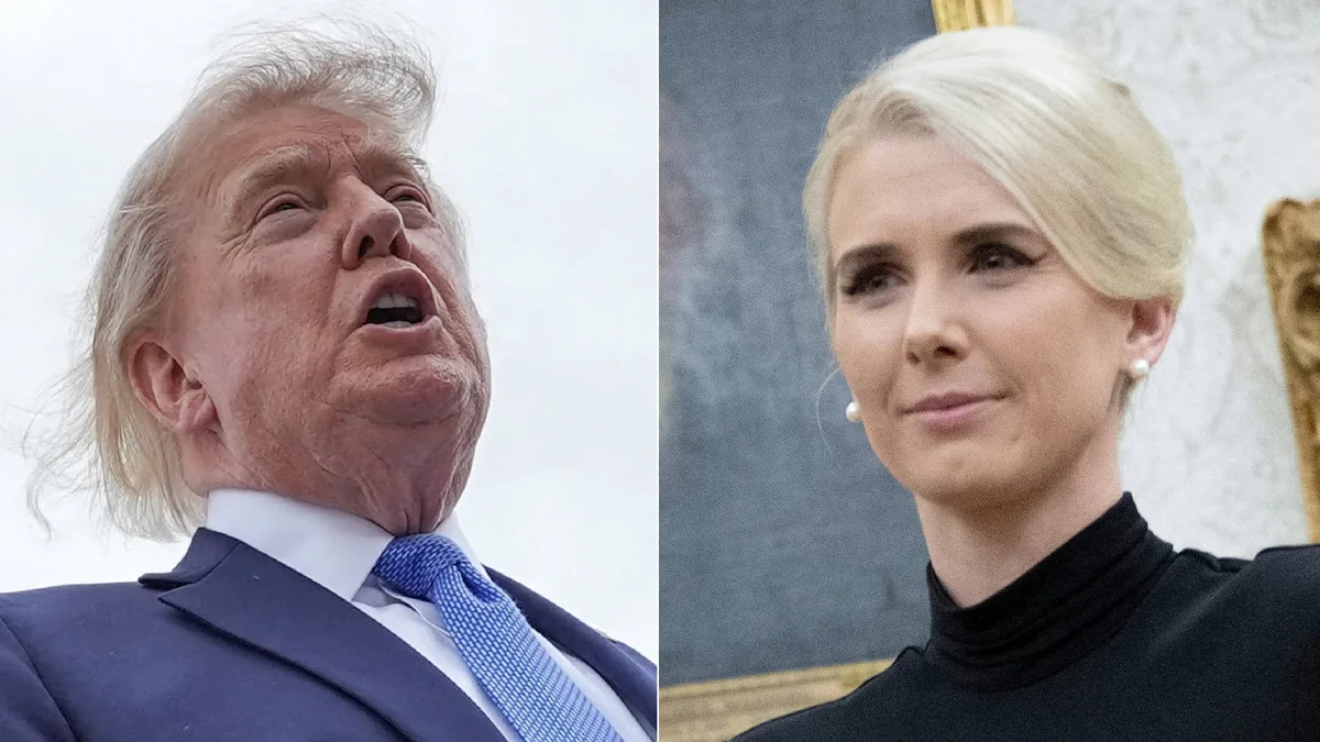 Trump’s Blonde Companion, 35, Uses Secret Codeword
