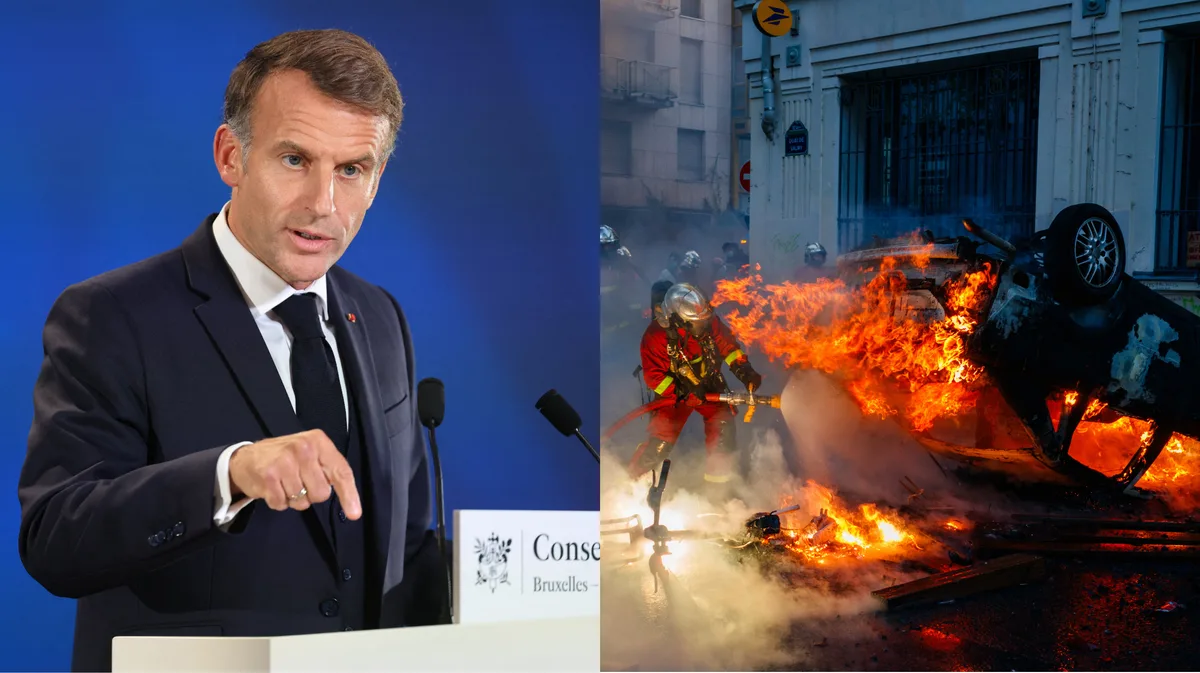 Protestas por el costo de vida en Francia: Macron advirtió que los responsables de disturbios serán “perseguidos y castigados”