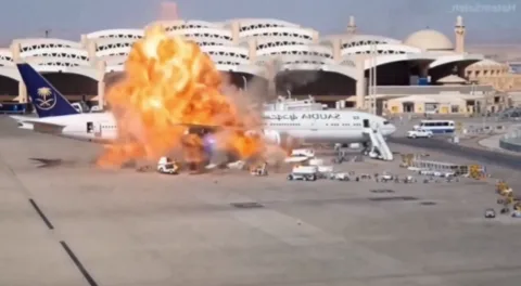 Nuevo ataque en Aeropuerto de Riad: misil impacta la Terminal 4 en Arabia Saudita