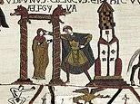 The sex scandal hidden in the Bayeux Tapestry: Scene depicting a naked man and a mysterious woman might have been a subtle nod to an affair, expert claims