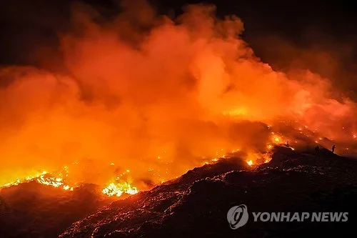 엘니뇨에 보르네오섬 산불 확산…인니, 군병력·헬기 등 투입