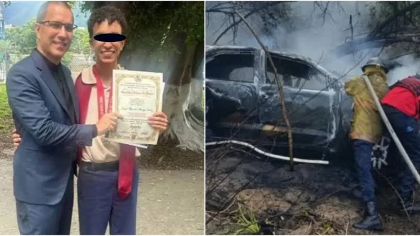 «Él está bien, un poco adolorido»: Así confirmaron que uno de los nietos de Hugo Chávez sufrió un accidente