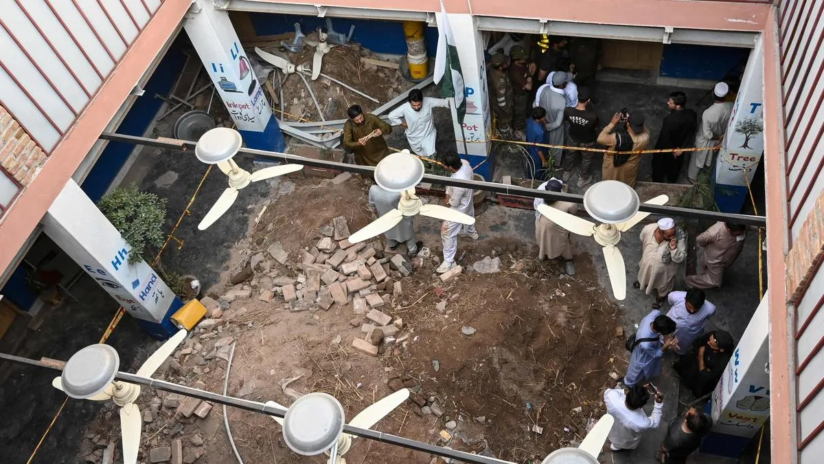 School roof collapse in Pakistan’s Peshawar kills 27 students and a teacher