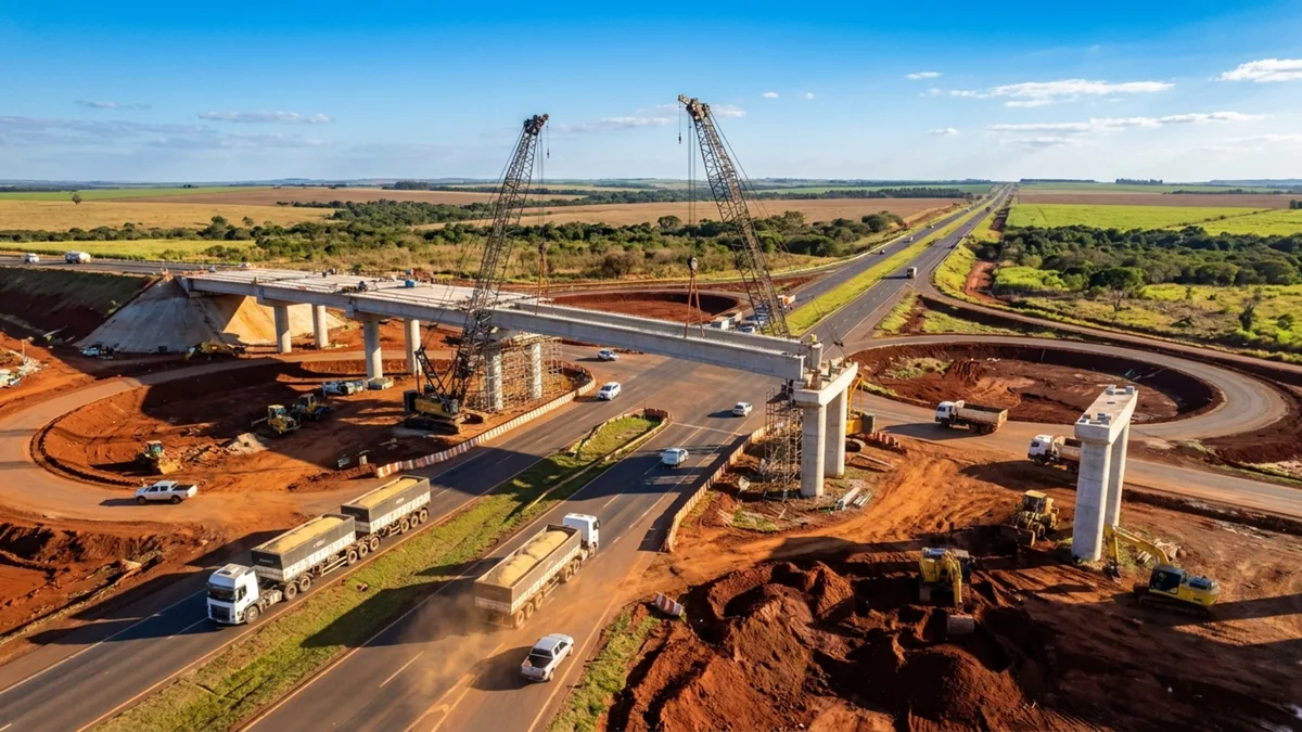 Com 99 viadutos, 22 passarelas e 203 km de duplicações, uma estrada de 846 km vai ser transformada em uma das principais rotas de caminhões do Centro-Oeste