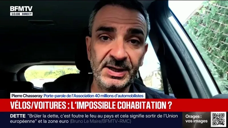 Cycliste poignardé à Paris: "Cette montée de la violence devient inadmissible", dénonce Pierre Chasseray (40 millions d'automobilistes)
