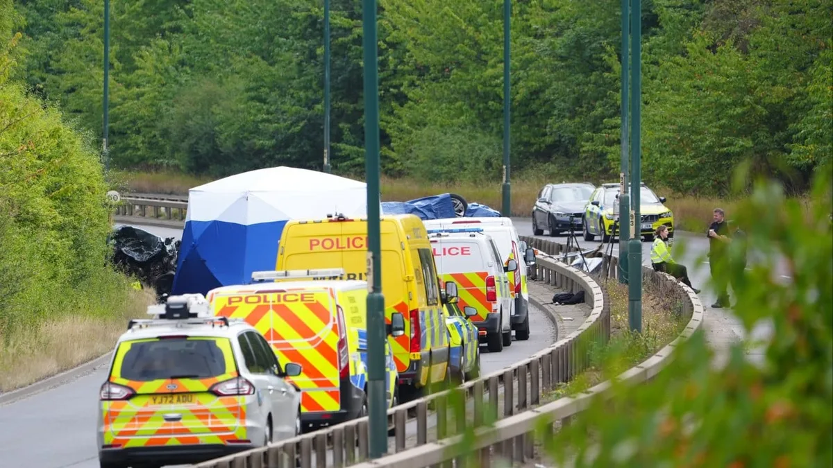 UK police arrest 12 after deadly wrong-way crash that killed 7