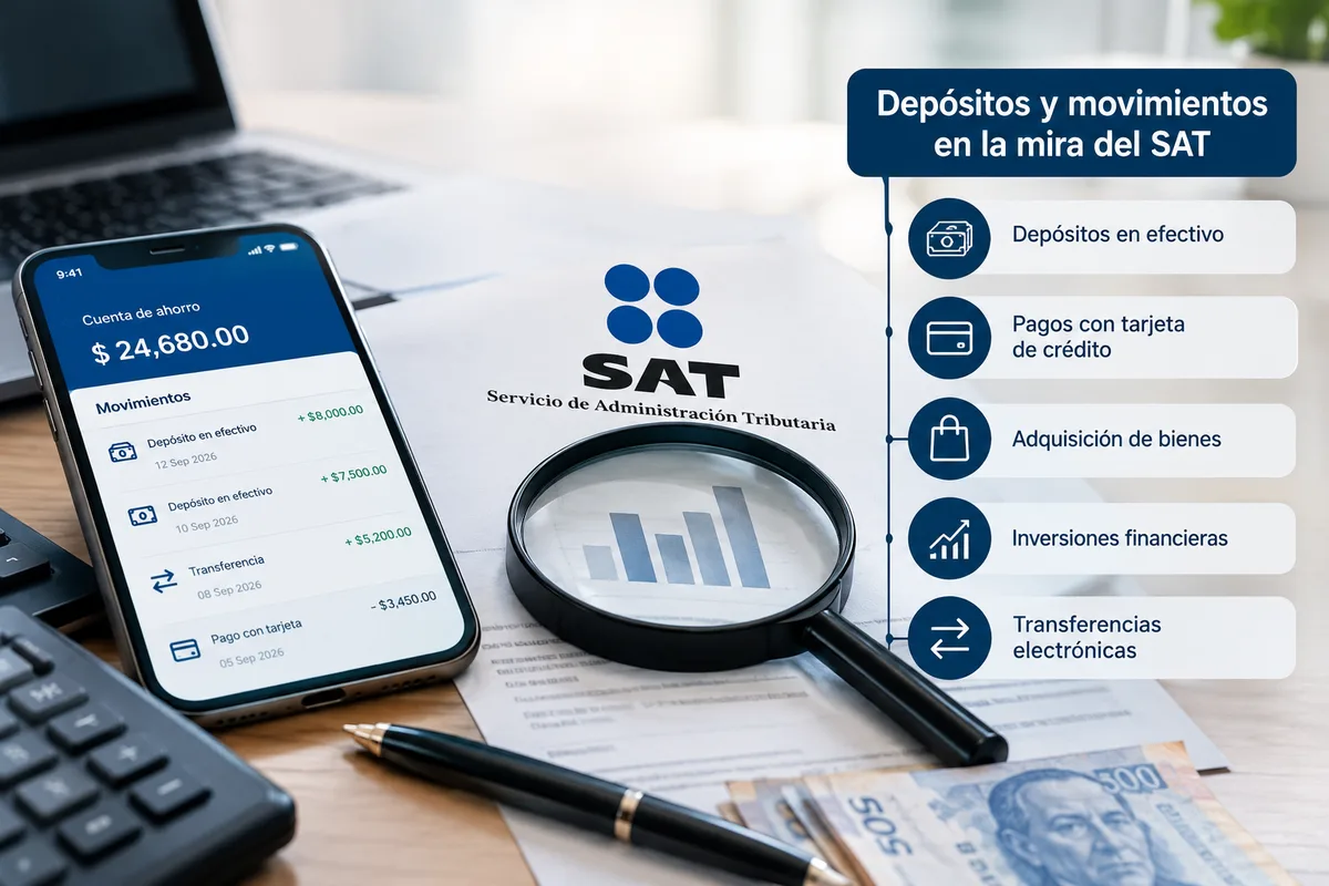 SAT pone la lupa en estos depósitos durante septiembre 2026: ¿cuáles pueden ser revisados?