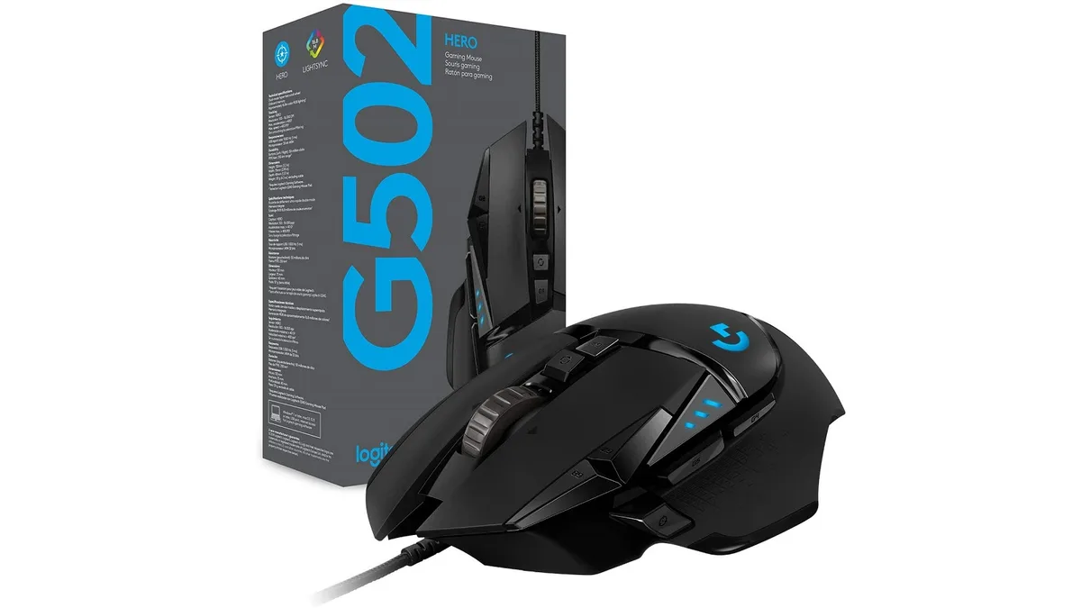 -50% sur la Logitech G502 HERO : une souris gaming éprouvée à moins de 30€ chez Amazon