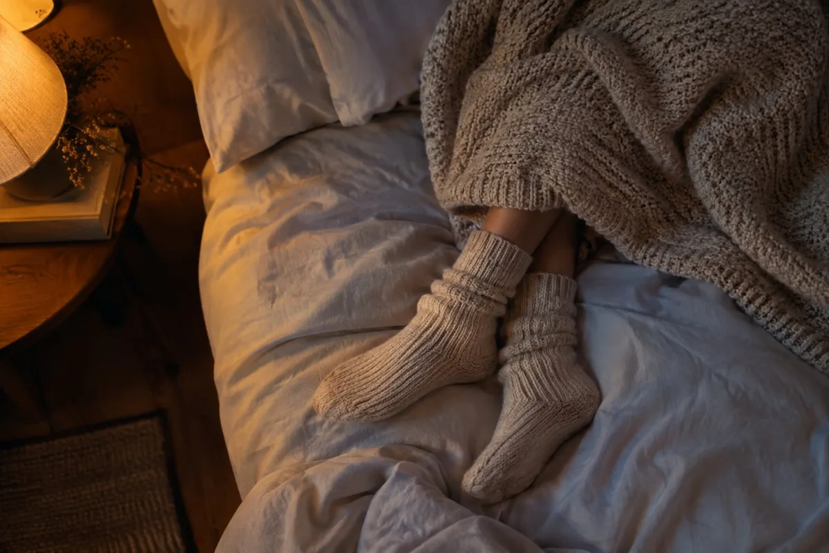 Por qué dormir con calcetines cambia la calidad del sueño