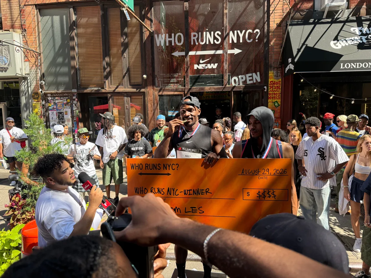 At Nike's NYC street race, where runners went head-to-head for rent money, affordability was top of mind