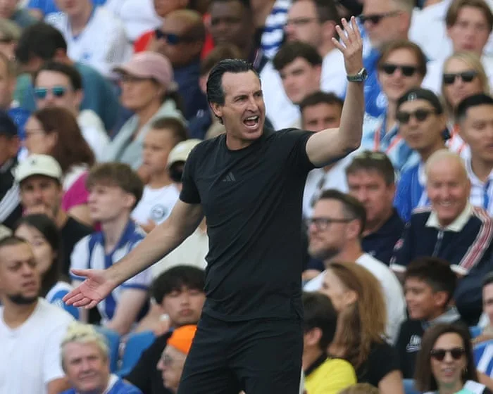 ‘Call his agent’: Emery feels Watkins should explain absence from Villa’s rout by Brighton