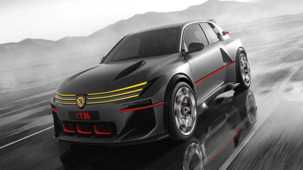 Peugeot E-T16 concept is a rally legend reborn, previews next E-208