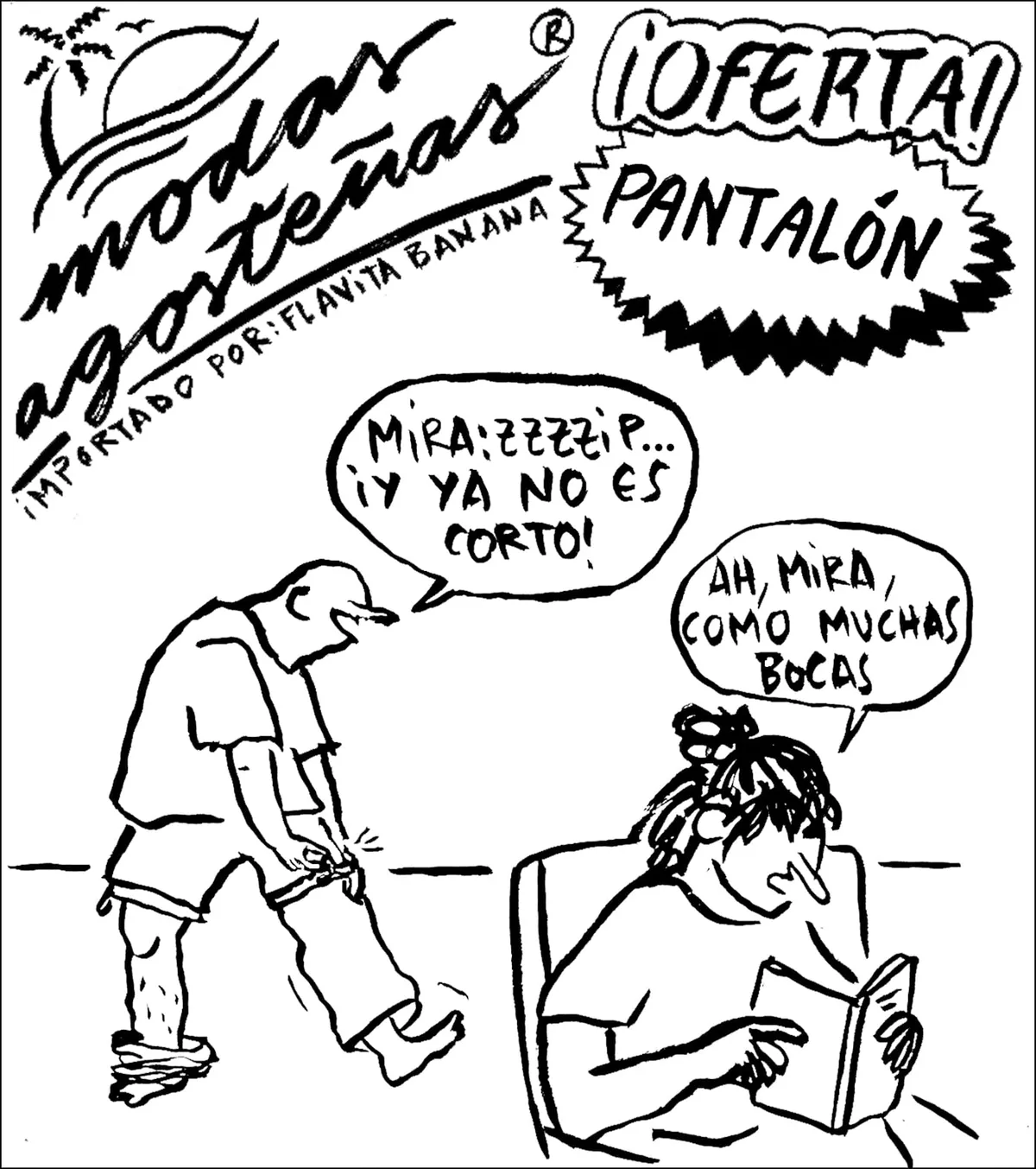 Moda agosteña de Flavita Banana: el pantalón