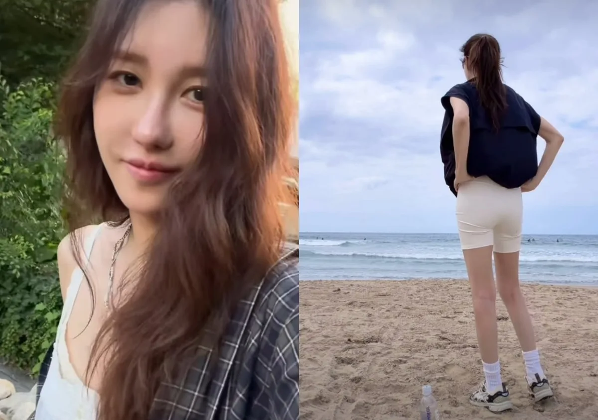 이지아, 48세 믿기지 않는 뒤태…레깅스 입고 뽐낸 11자 각선미