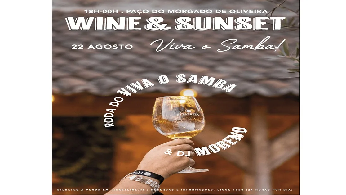 Wine & Sunset — 22 de agosto — Évora