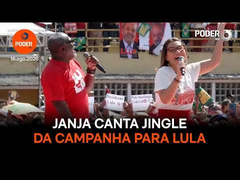 Janja vira cantora e grava clipe com jingle de campanha para Lula