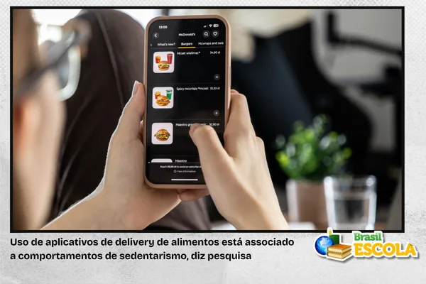 Uso de app de delivery está associado ao sedentarismo, diz estudo