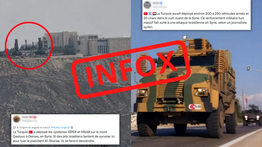 Syrie: les tensions entre Israël et la Turquie ciblées par les infox