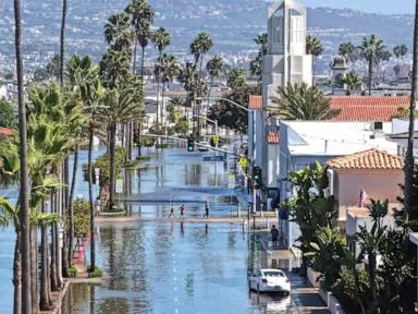 Some California beaches forced to close after 'unusually high' ocean water levels