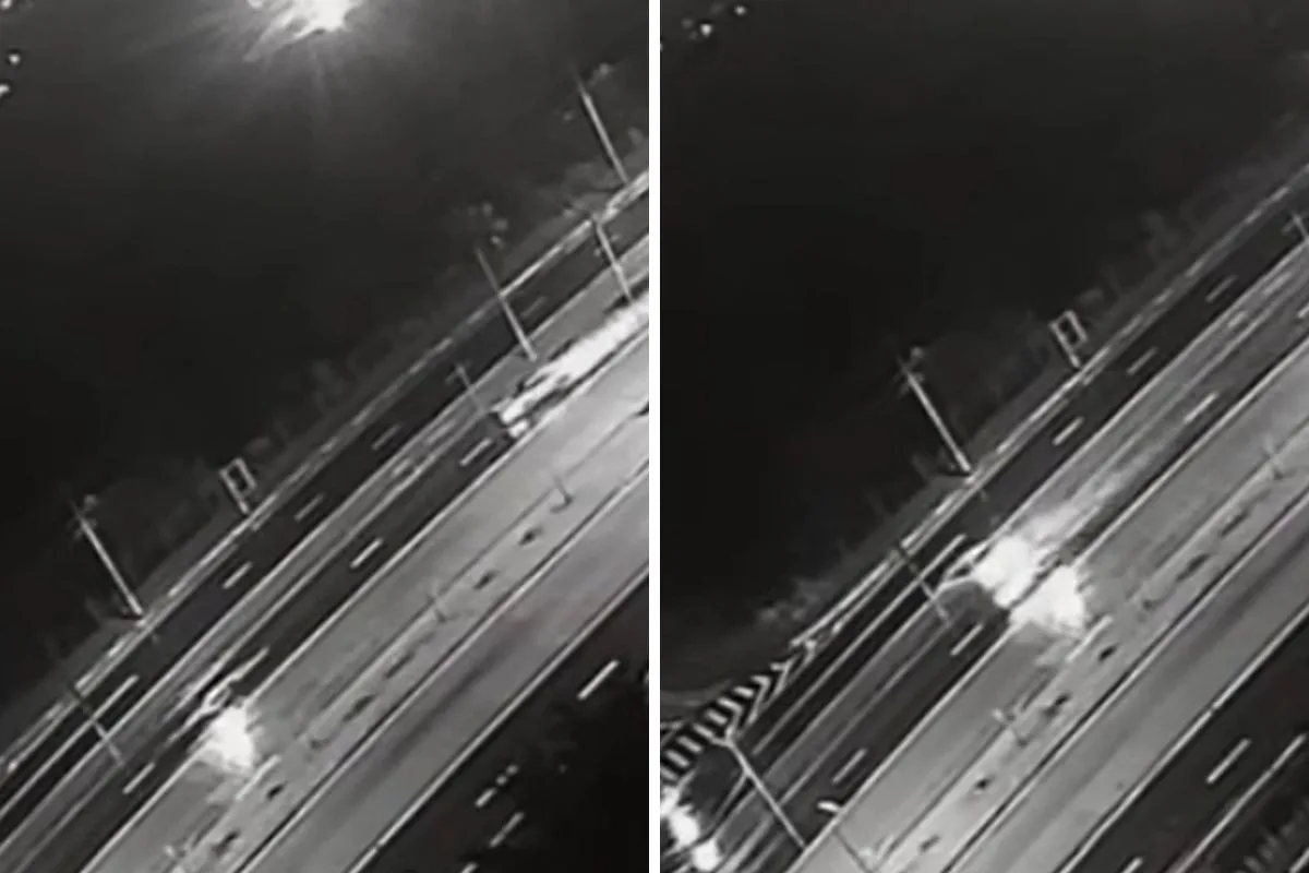 Câmera registra batida de carro contra poste que terminou em morte em Campinas