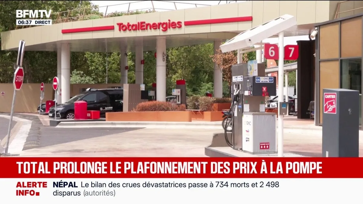 Carburants: TotalEnergies s'est engagé à maintenir le plafonnement des prix à la pompe jusqu'à la fin du conflit au Moyen-Orient
