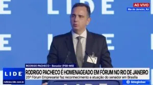 Rodrigo Pacheco pede regulação para plataformas digitais e IA