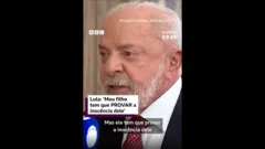 Lula diz que Lulinha deve ser investigado e punido se tiver cometido erros