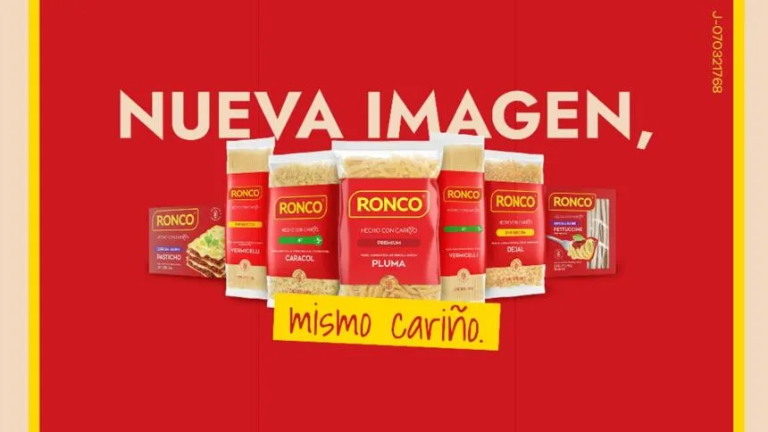 La pasta favorita de los venezolanos estrena imagen: Ronco evoluciona su identidad «con el cariño de siempre»