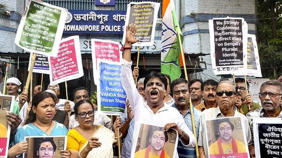 Congress leader arrested for protesting against Baba Bageshwar’s remarks in Kolkata