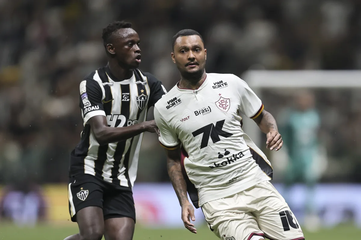 Atuações do Vitória: Brítez e Luan Cândido cometem erros cruciais contra o Atlético-MG